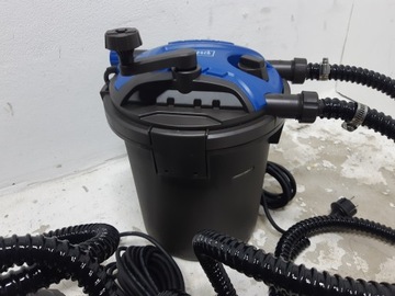 Напорный фильтр + насос для пруда Scheppach PFS8000 SE + UV-C