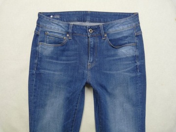 G-STAR RAW 3301 High Skinny WMN niebieskie spodnie jeansy W30 L32 30x32