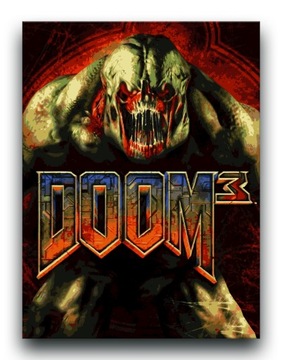 Doom 3 — ИЗОБРАЖЕНИЕ 40x30 постер игры холст 2