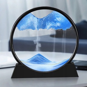 3D ИЗОБРАЖЕНИЕ ОРНАМЕНТ ИЗ ГЛУБОКОГО МОРСКОГО ПЕСКА УКРАШЕНИЕ СТОЛА ВРАЩАЮЩИЕСЯ ПЕСОЧНЫЕ ЧАСЫ