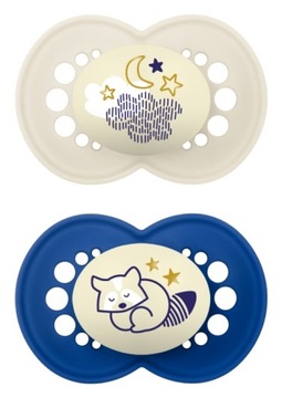 MAM BABY SMOCZEK START SILKY 6+ NIGHT BOY 2SZT