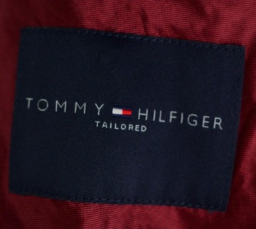 Tommy Hilfiger Tailored Glen Grant Woolen Coat Wełniany Płaszcz Jodełka L