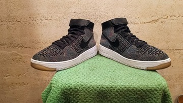NIKE AIR FORCE 1 ULTRA FLYKNIT MID STAN BARDZO DOBRY