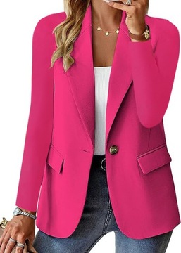 Modna DAMSKA MARYNARKA stylowy żakiet blezer cudowne kolory S-3XL