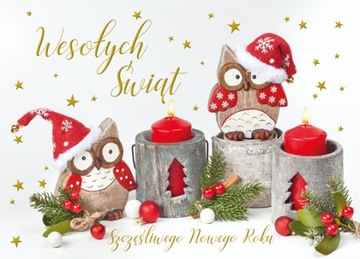 ЛАУРКА ОТКРЫТКА, 3D ПРОСТРАНСТВЕННАЯ РОЖДЕСТВЕНСКАЯ ОТКРЫТКА 242