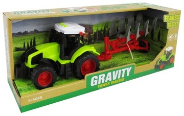 TRAKTOR MASZYNA ROLNICZA LED + EFEKTY DŹWIĘKOWE