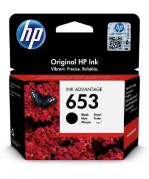 Оригинальные чернила HP 653 черный 3YM75AE