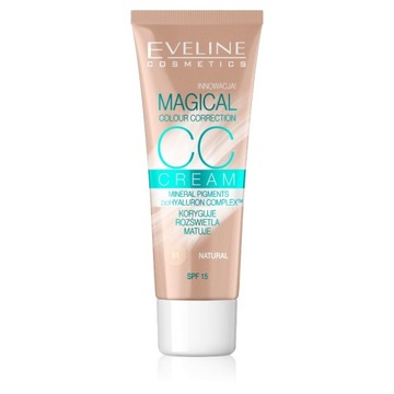EVELINE MAGICAL CC CREAM Podkład SPF15 51 NATURAL