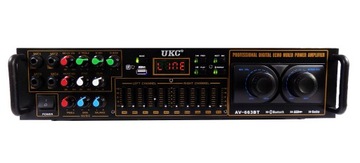 ДИНАМИКИ STAGE 600W УСИЛИТЕЛЬ BLUETOOTH 4K