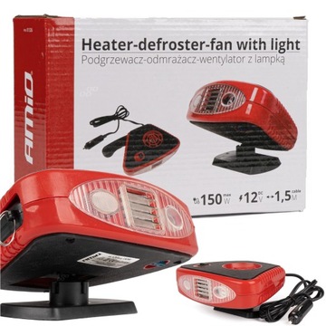 Керамический автомобильный тепловентилятор 12В FARELKA
