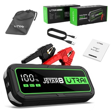 MOCNY ROZRUCH JUMP STARTER BOOSTER POWERBANK URZĄDZENIE ZAPŁONOWE 3000A