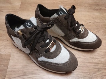 DLSport DL Sport skórzane buty z futerkiem sneakersy 38 jNowe