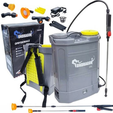 ЭЛЕКТРИЧЕСКИЙ РЮКЗАК-ОПРЫСКИВАТЕЛЬ XXXL НА АККУМУЛЯТОРЕ, 16 Л