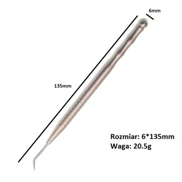 Зонд для подъема ресниц, стальной сепаратор, ГРАФИТ