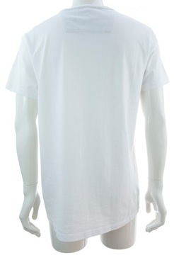 CALVIN KLEIN koszulka t-shirt biała bawełna S