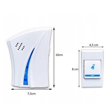 БЕСПРОВОДНОЙ ДВЕРНОЙ ЗВОНОК 32 МЕЛОДИИ 50-80м