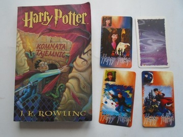 @ HARRY POTTER PIOTRUŚ GRA KARTY unikat + KOMNATA TAJEMNIC ROWLING