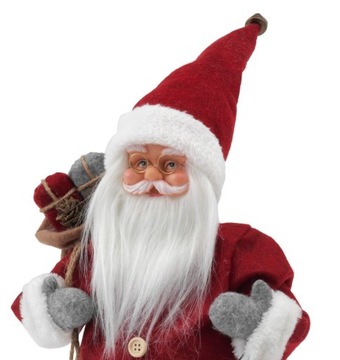 БОЛЬШОЙ СТОЯЩИЙ РОЖДЕСТВЕНСКИЙ САНТА, 41 см