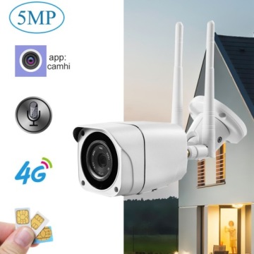 Kamera Gsm Lte Ip 3G 4G Venkovní 5Mpx SIMcard_``!_