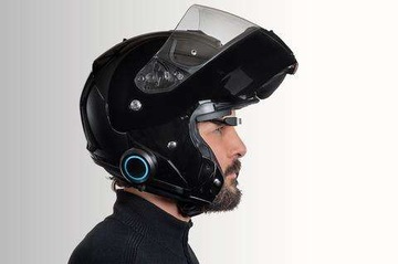 МОТОЦИКЛОВЫЙ ИНТЕРКОМ С ДИСПЛЕЕМ НА ГЛАЗЕ