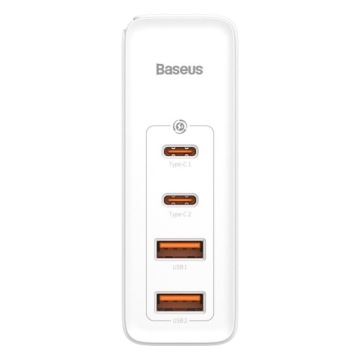 БЫСТРОЕ ЗАРЯДНОЕ УСТРОЙСТВО BASEUS GaN2 2x USB/2x USB-C 100 Вт