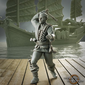 Pirate Knife Thrower The Printing Goes Ever On