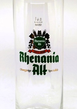 RHENANIA ALT BEER by KROMBACHER szklanka 40cl NIEMCY