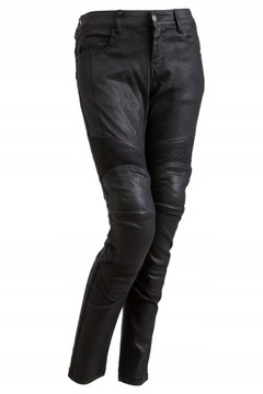 DAMSKIE JEANSY MOTOCYKLOWE OZONE ROXY BLACK 40/28