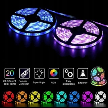 Лента RGB 150 LED 5050 SMD 7.2W/m IP20 COLOUR