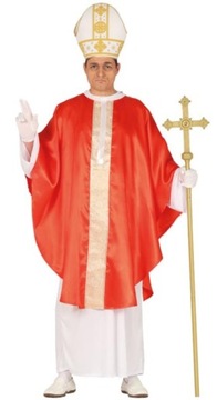 SUPER Ad Strój Ojca Świętego Papieża 88617BZ L Ksiądz + Mitra Franciszka Be