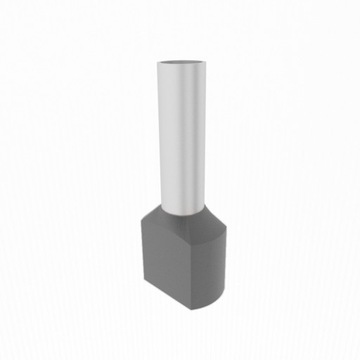TULEJKA PODWÓJNA 2x4 mm IZOLOWANA KABLOWA 100SZT C.22.04012 ELPROEMT