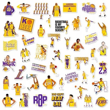 250 наклеек из коллекции NBA Combo, звезды баскетбола