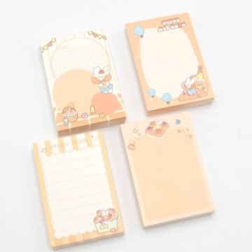 Блокнот, мини-вырывные заметки, зайка, 90 страниц.