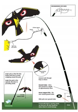 Профессиональный отпугиватель птиц, голубей, скворцов, соколов, воздушных змеев, ястребов