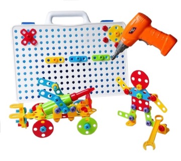 СТРОИТЕЛЬНЫЕ БЛОКИ НАБОР ОТВЕРТОК ВИНТОВ 237 шт.