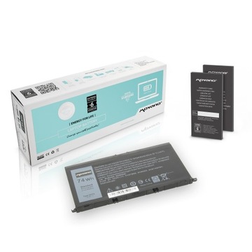 bateria do Dell Inspiron 0GFJ6, 357F9, 71JF4 6600mAh