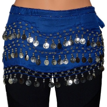 CHUSTA taniec brzucha BELLY DANCE tribal cygańska orient monetki Bollywood