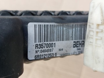 CHLADIČ VODY 1.2 1.4 VW POLO 6R SKODA FABIA II IBIZA 6J 6R0121253Q