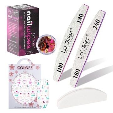 ПОДАРОЧНЫЙ набор для гибридов 8х лаков Lakier LED UV лампа + халява