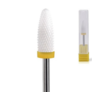 Керамический нож X20 для гибридного гелевого конуса среднего желто-белого цвета