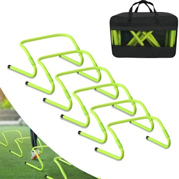 Płotek treningowych Speed/Agility, zestaw 6 sztuk