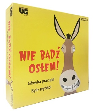 Gra NIE BĄDŹ OSŁEM Główka pracuje University Games