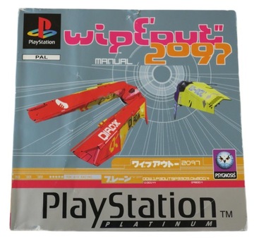 PS1 WIPEOUT 2097 INSTRUKCJA PLAYSTATION 1 PSX