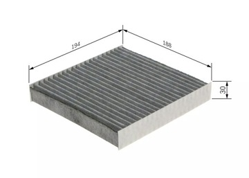 BOSCH 1 987 435 589 FILTR VENTILACE PROSTORU SPOLUJEZDCE