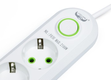 РАЗЪЕМ ПИТАНИЯ 3 РОЗЕТКИ + 3 УДЛИНИТЕЛЯ USB 2М