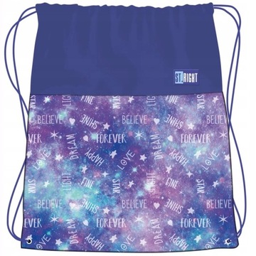 Worek na obuwie St.Right Galaxy Girl Gwiazdy
