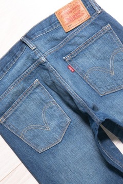 LEVIS 514 SPODNIE JEANSY 34/32