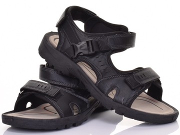 LEKKIE SANDAŁY MĘSKIE BUTY LETNIE SPORTOWE TREKKINGOWE WYGODNE