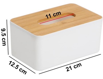 Контейнер для салфеток для держателя салфеток Диспенсер с крышкой из бамбука