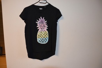 t-shirt ananas 16 lat/158-164 cm magiczne cekiny